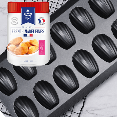 Traditional French Madeleine Mix + Pan image