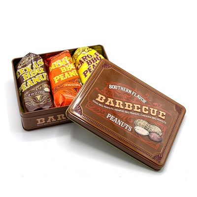 Southern BBQ Peanuts Tin (3 Bags)