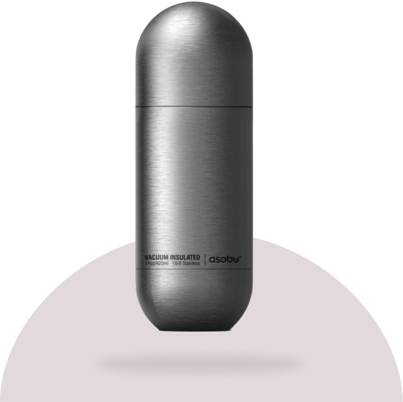 asobu orb bottle silver snackmagic build your own 100 custom snack stash