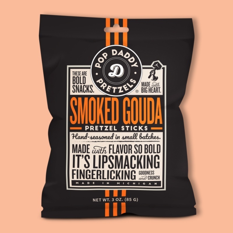 Smoked Gouda Pretzels 3 oz image