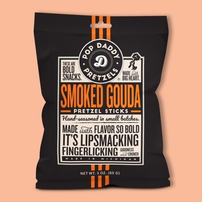 Smoked Gouda Pretzels 3 oz image