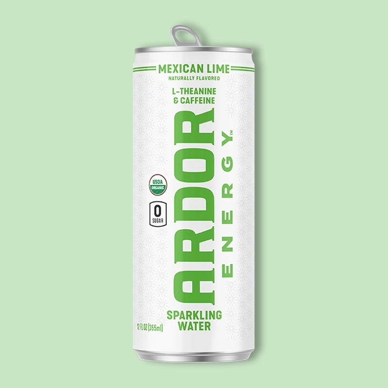 Organic Mexican Lime Sparkling Water 12 fl oz image