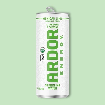 Organic Mexican Lime Sparkling Water 12 fl oz image