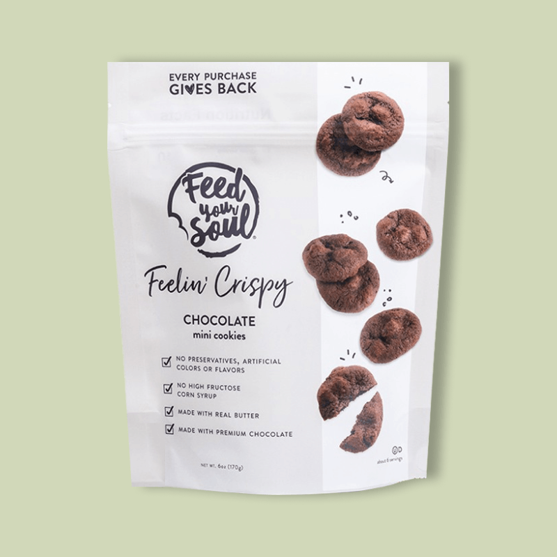 Feelin' Crispy Chocolate Mini Cookies 6 oz image