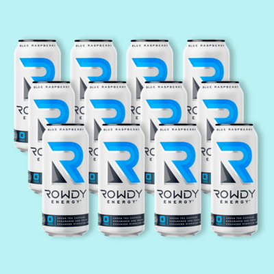 Zero Blue Raspberry Energy Drink 16 fl oz (Pack of 12)