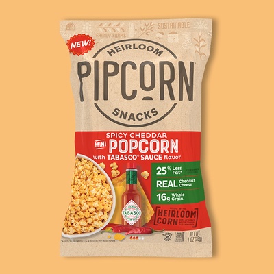Spicy Cheddar Popcorn 1 oz
