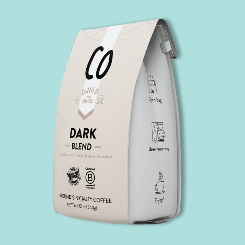 CO Dark Roast Ground Coffee 12 oz image