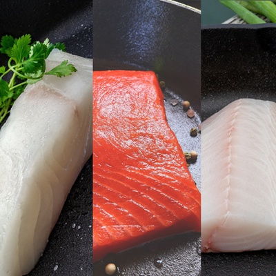 Wild Alaskan Sampler Bundle (Halibut/Sablefish/Salmon) - 6 Portions