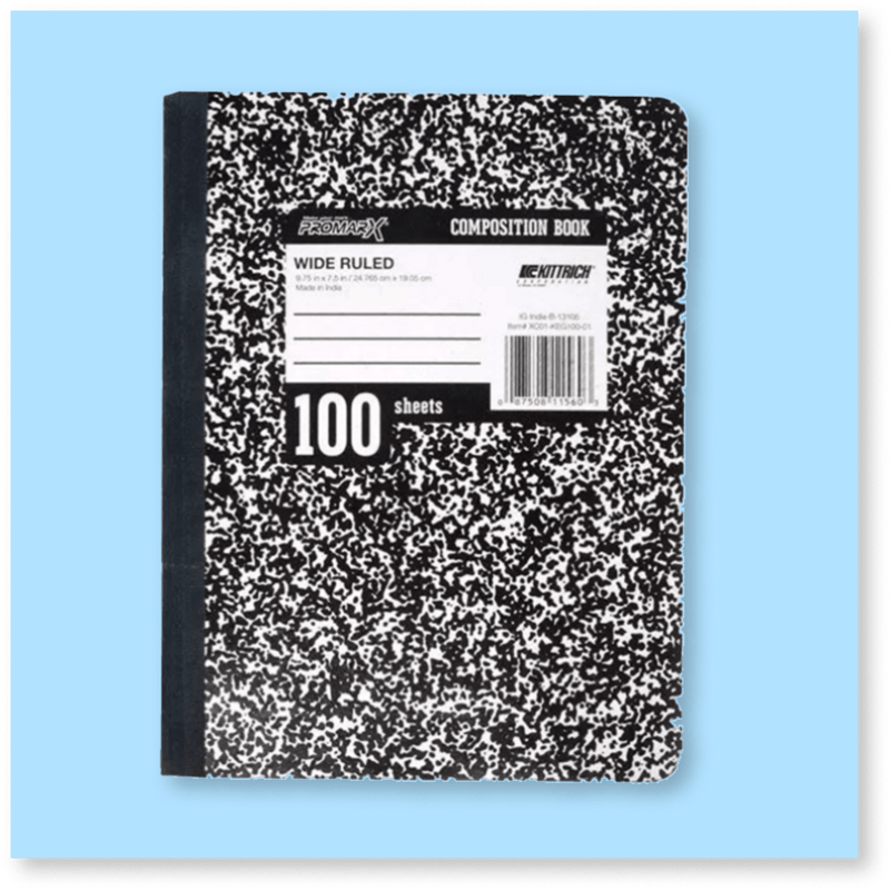 Classic Black Marble Notebook image