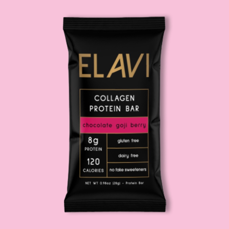Chocolate Goji Berry Collagen Protein Bar 0.98 oz image