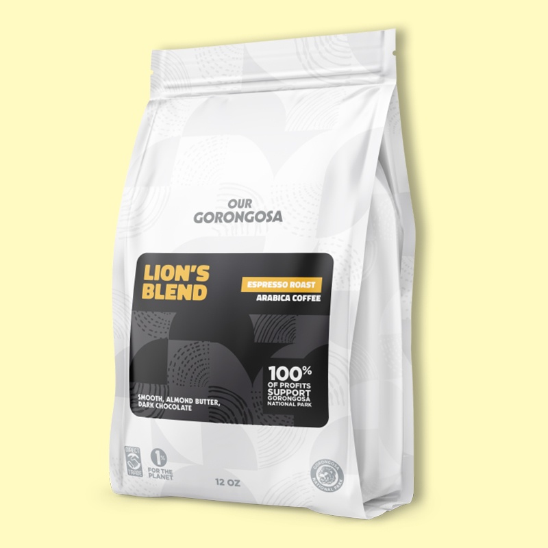 Lion's Blend | Espresso Roast Whole Bean Arabica Coffee 12 oz image