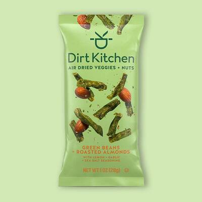 Air Dried Green Beans + Roasted Almonds Snack 1 oz