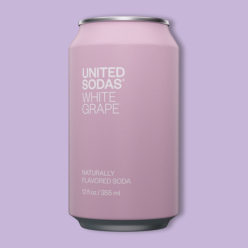 White Grape Soda 12 fl oz image