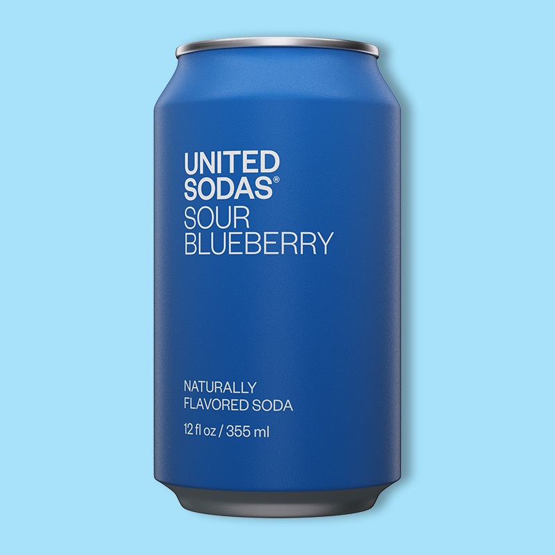 Sour Blueberry Soda 12 fl oz image