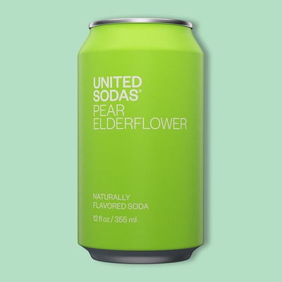 Pear Elderflower Soda 12 fl oz