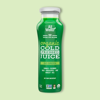 Organic Cold-Pressed Go Green Juice 11 fl oz image