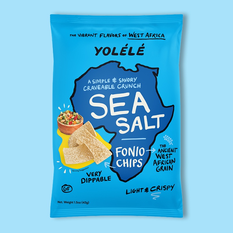 Sea Salt Fonio Chips 1.5 oz (Pack of 6) image