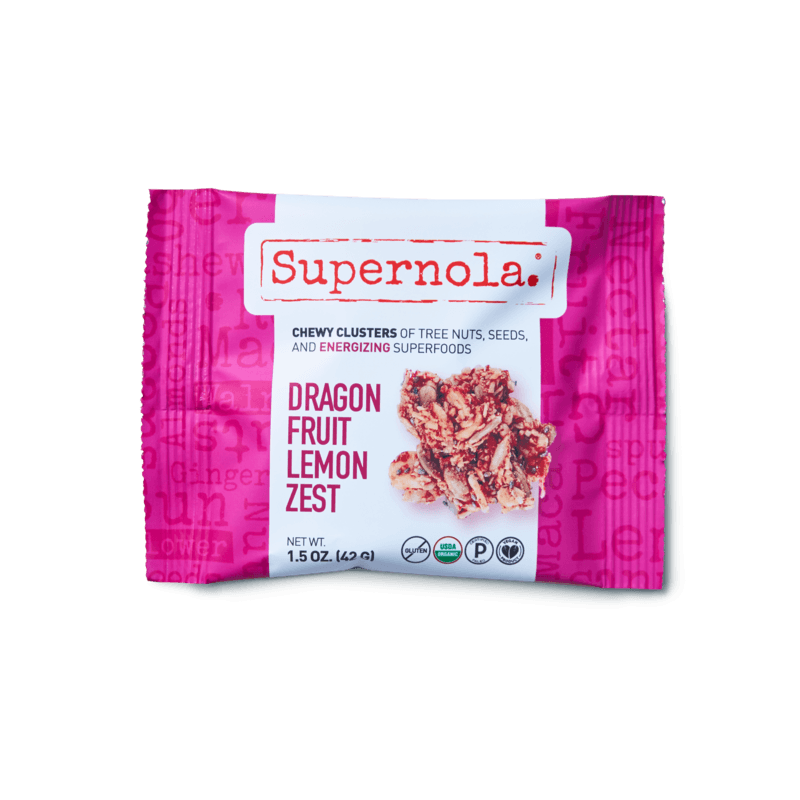 Dragon Fruit Lemon Zest Superfood Clusters 1.5oz (12 Pack) image