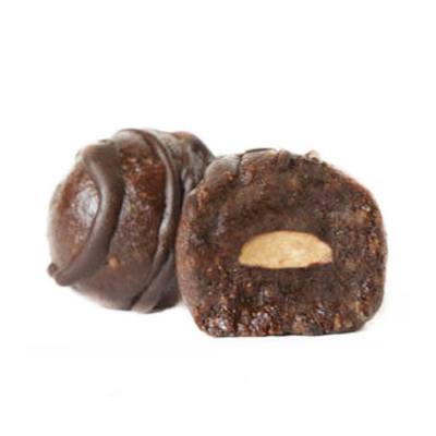 Almond Glow Dark Chocolate Vegan Truffles (9) image