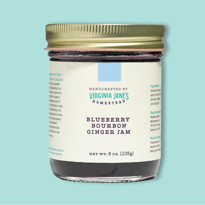 Blueberry Bourbon Ginger Jam 8 oz image