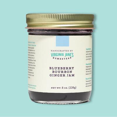 Blueberry Bourbon Ginger Jam 8 oz image