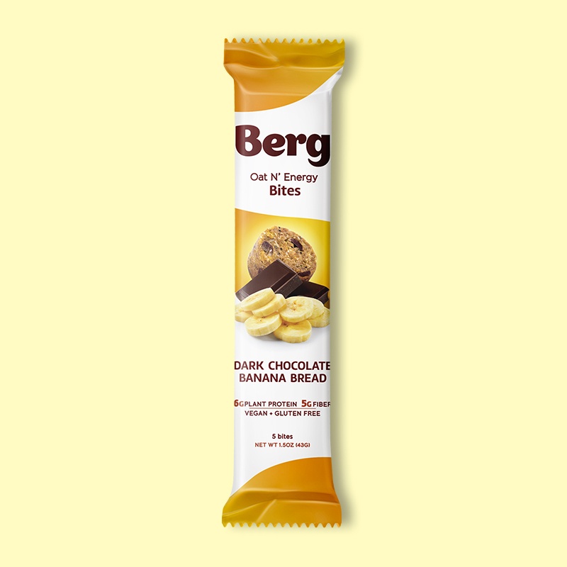 Dark Chocolate Banana Bread GF Oat & Energy Bites 1.5 oz image