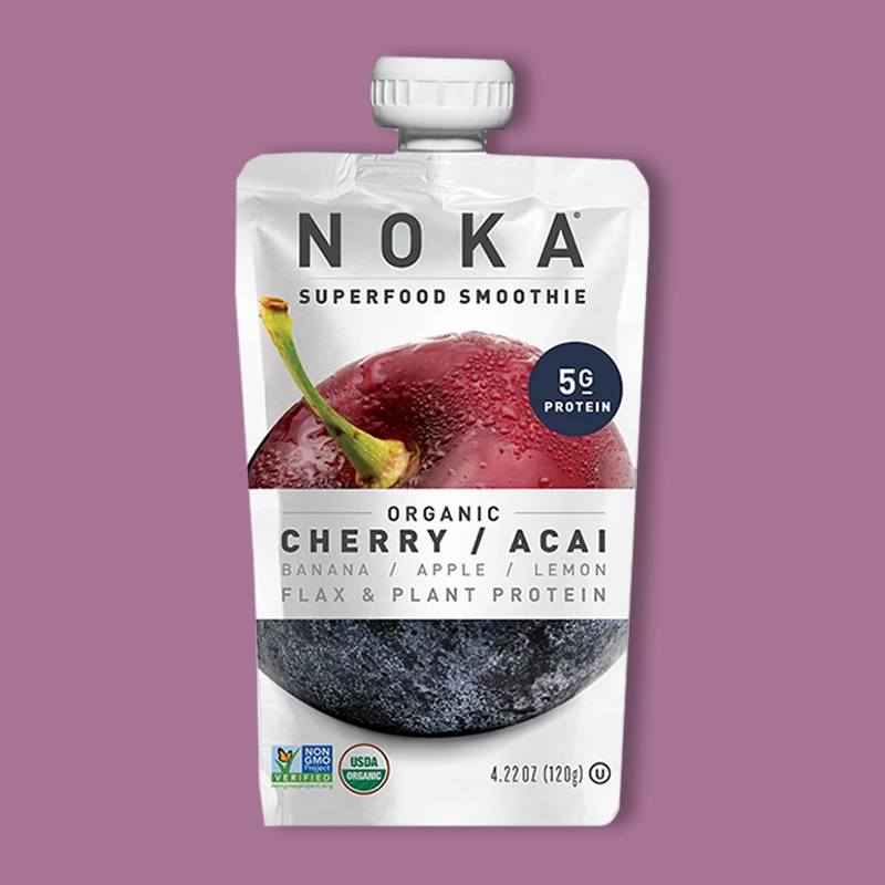 NOKA Organic Cherry and Acai Smoothie 4.22 oz image