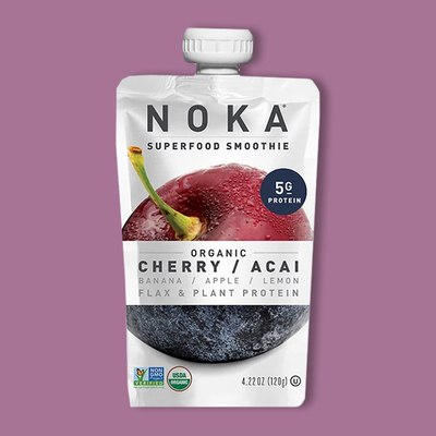NOKA Organic Cherry and Acai Smoothie 4.22 oz image