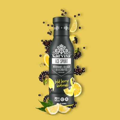 Berry Lemonade ACE Collagen Recovery Juice 12 fl oz image