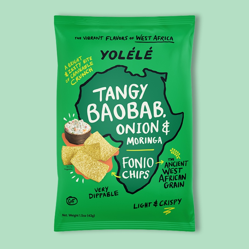 Tangy Baobab Fonio Chips 1.5 oz (Pack of 12) image