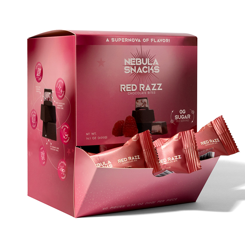 Red Razz Chocolate Bites (Wholesale 50's) image