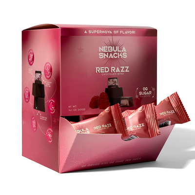 Red Razz Chocolate Bites (Wholesale 50's)