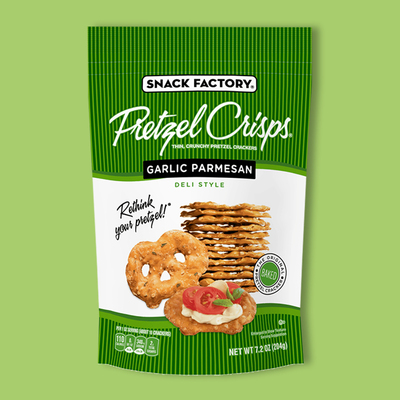 Garlic Parmesan Pretzel Crisps 7.2 oz image
