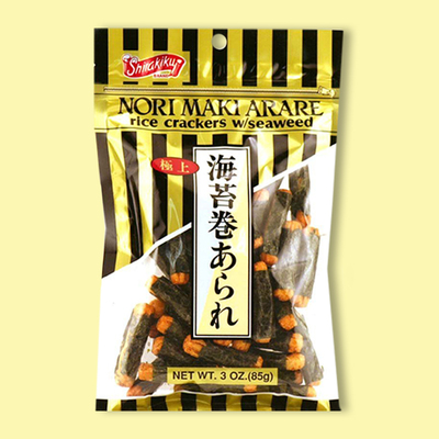 Original Norimaki Arare Rice Crackers with Seaweed 3 oz