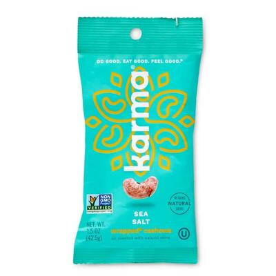 Sea Salt Wrapped Cashews 1.5oz (12 Pack) 