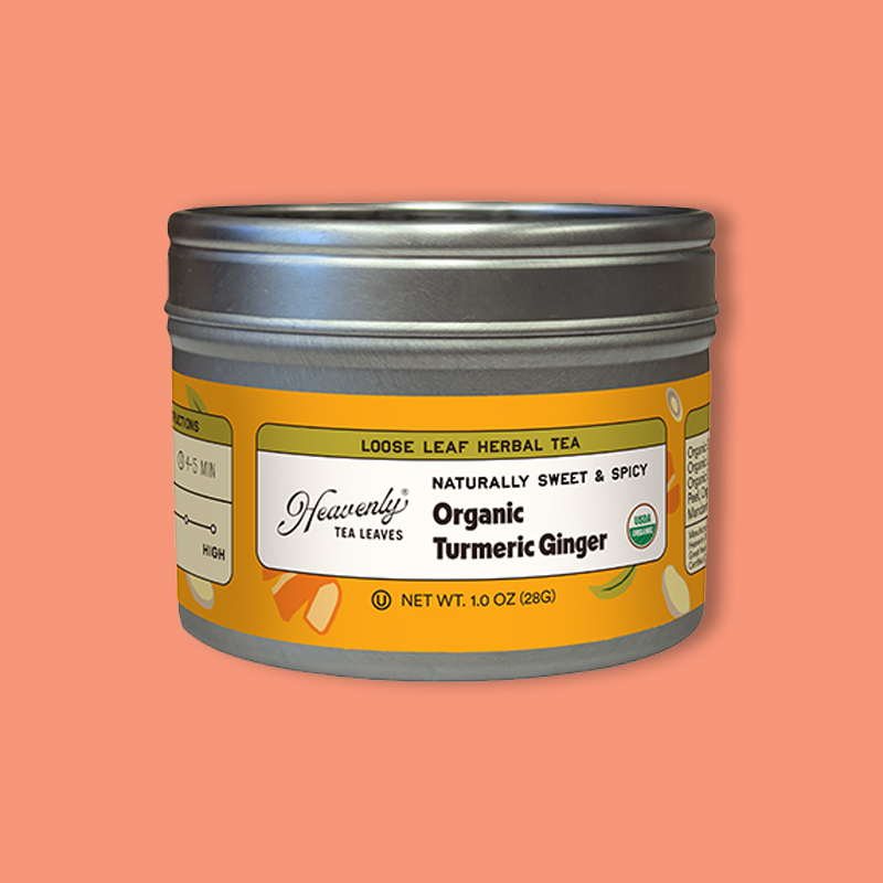 Organic Turmeric Ginger - Loose Leaf Herbal Tea 1 oz image