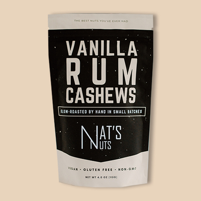 Vanilla Rum Cashews 4 oz image