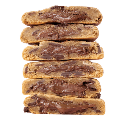 Stuffed Cookies - Chocolate Chip with Hazelnut Spread (6) image