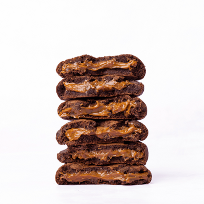 Stuffed Cookies - Double Chocolate Salted Caramel (6) image