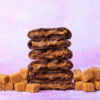 Stuffed Cookies - Double Chocolate Salted Caramel (12)