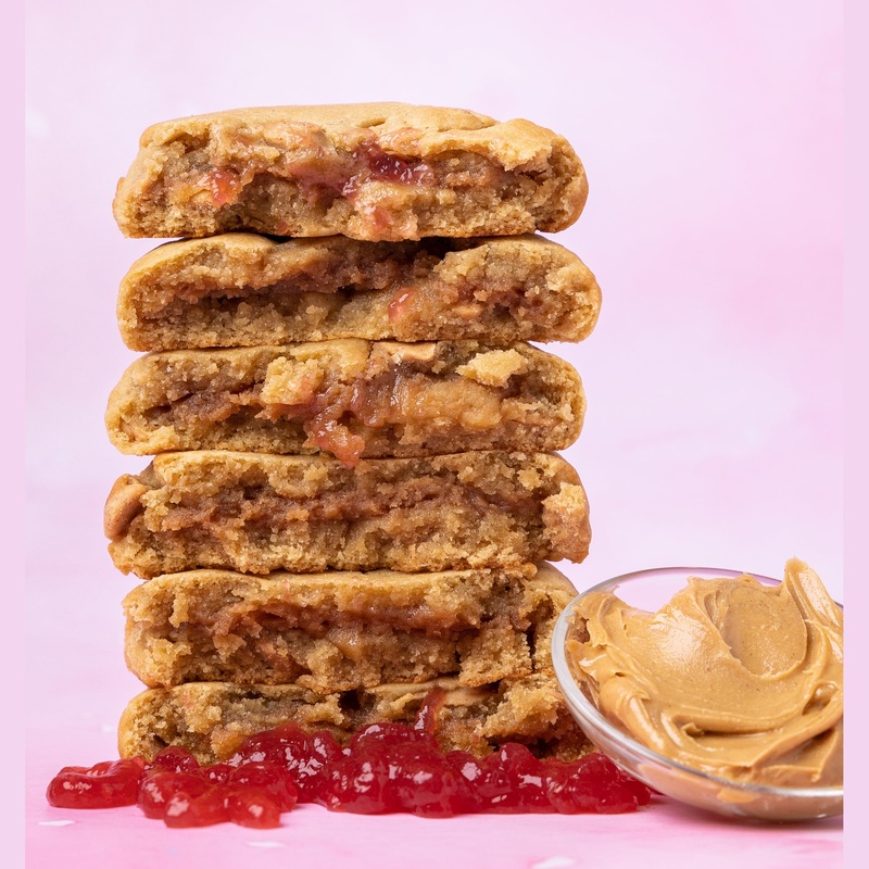 Stuffed Cookies - Peanut Butter & Jelly (12) image