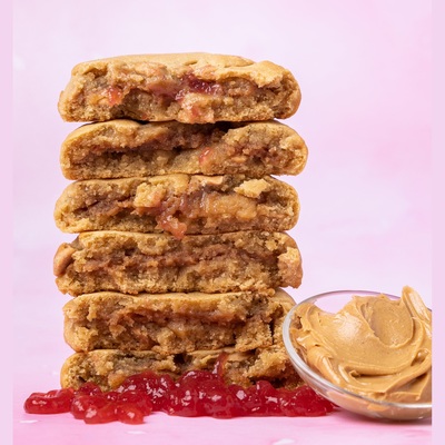 Stuffed Cookies - Peanut Butter & Jelly (12) image