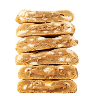 Stuffed Cookies - White Chocolate Chunk with Cookie Butter(6)