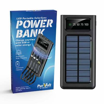 LED Portable Solarsync Power Bank  image