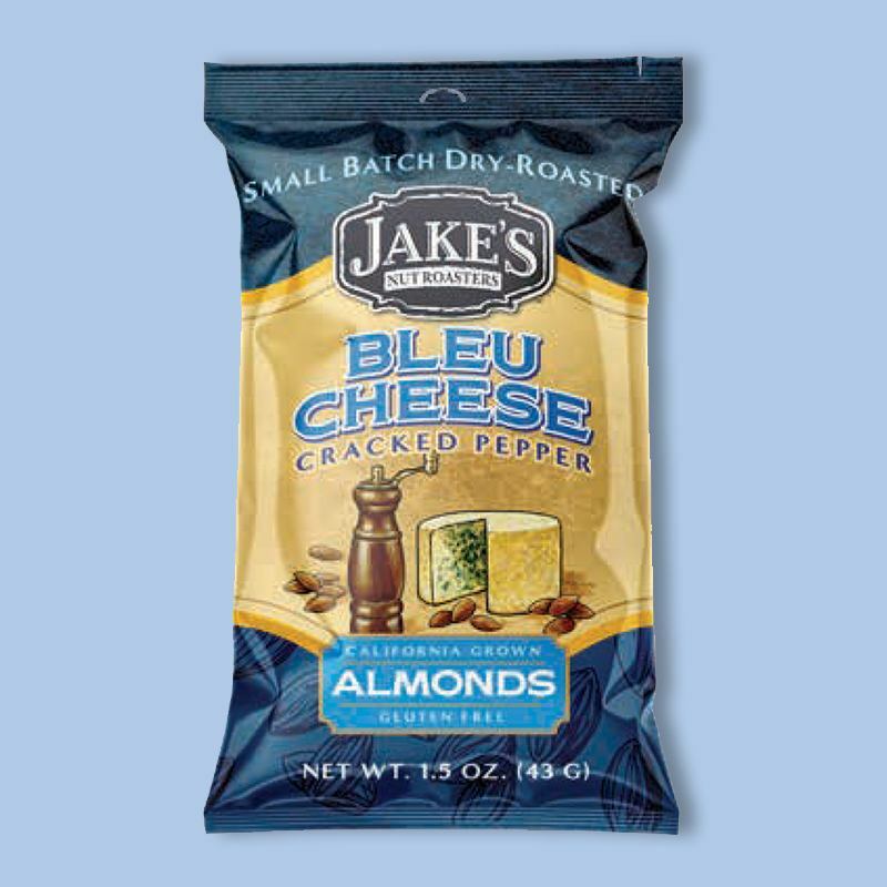 Bleu Cheese Cracked Pepper Almonds 1.5 oz image