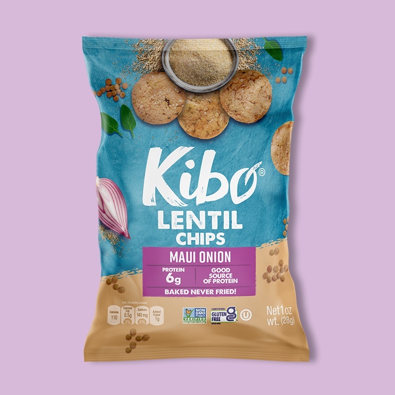 Maui Onion Lentil Chips 1 oz image