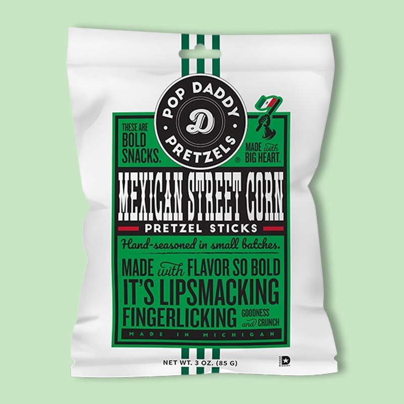 Mexican Street Corn Pretzels 3 oz image