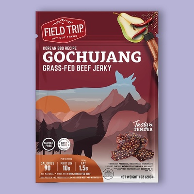 Gochujang Korean BBQ Beef Jerky 1 oz image