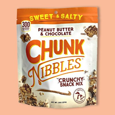 Peanut Butter & Chocolate Nibbles Snack Mix 2 oz