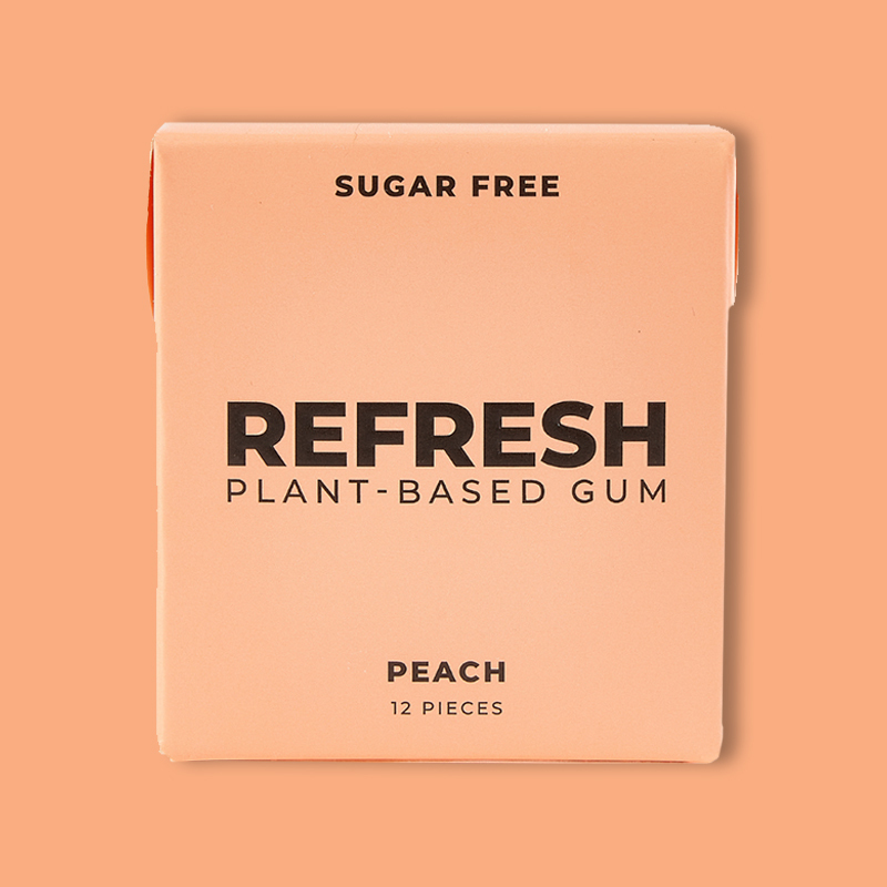 Peach Gum Sugar Free 0.74 oz image